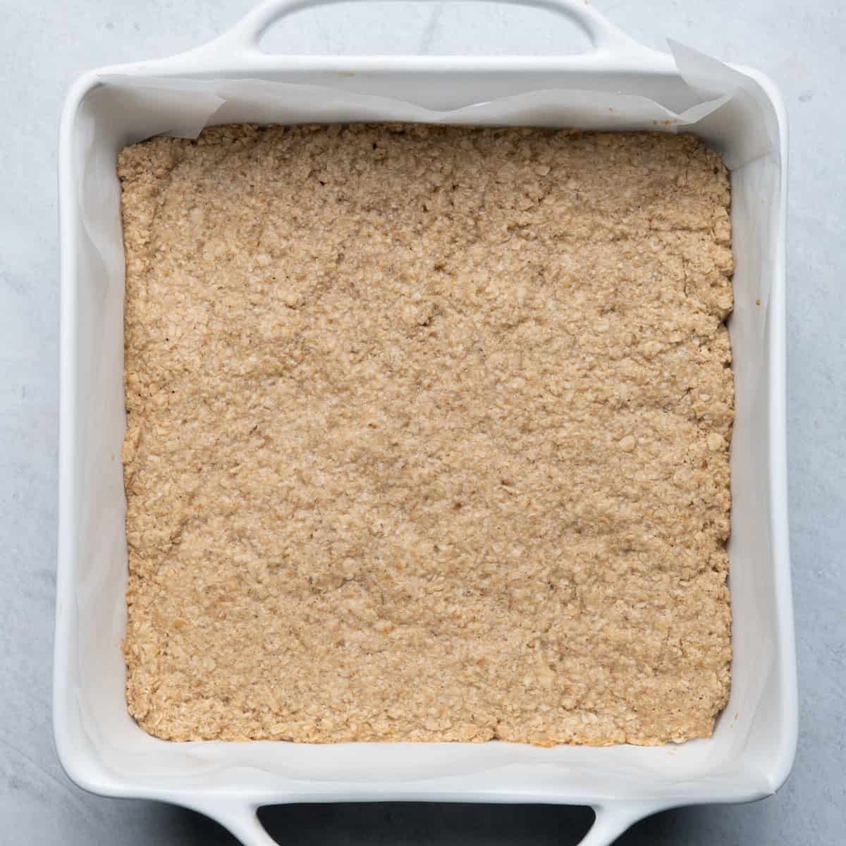 After baking recipe.