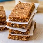 Vegan protein bar recipe.