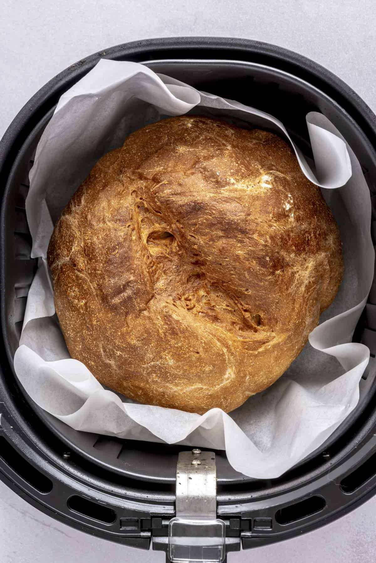 Homemade air fryer bread recipe.
