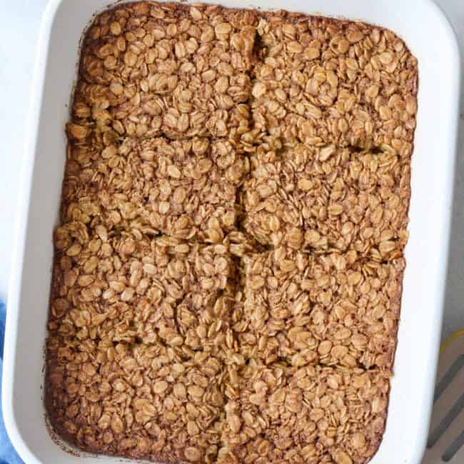 Baked oatmeal recipe.