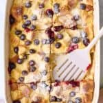 Blueberry french toast casserole recipe.