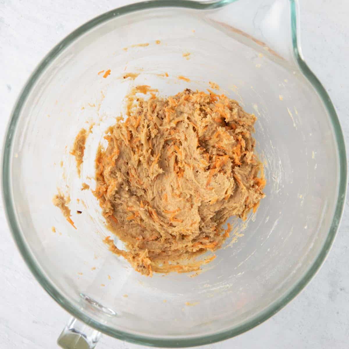 Cookie dough after mixed.