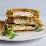 Chicken pesto panini recipe.