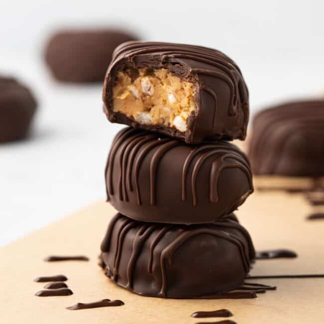 Chocolate peanut butter eggs recipe.