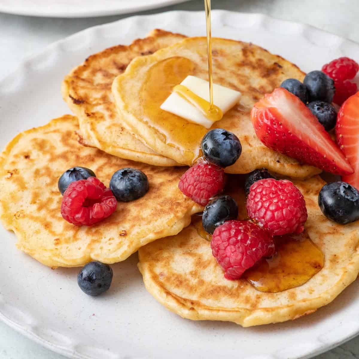 Cottage cheese pancakes recipe.