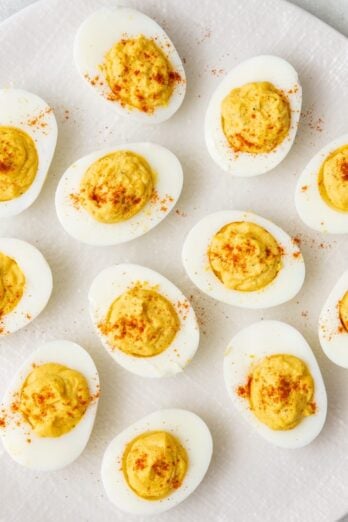 Deviled eggs recipe.