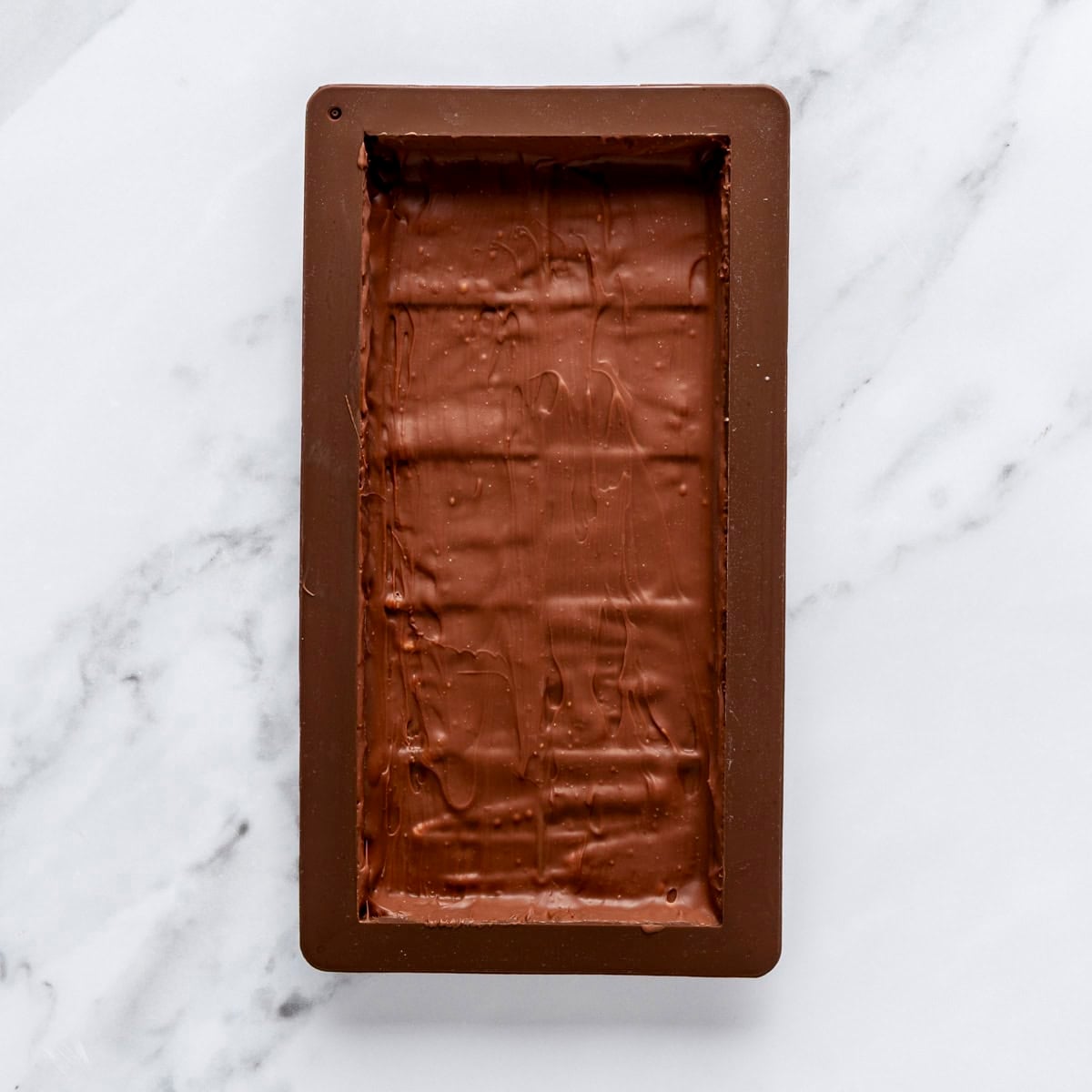 After chocolate has set.
