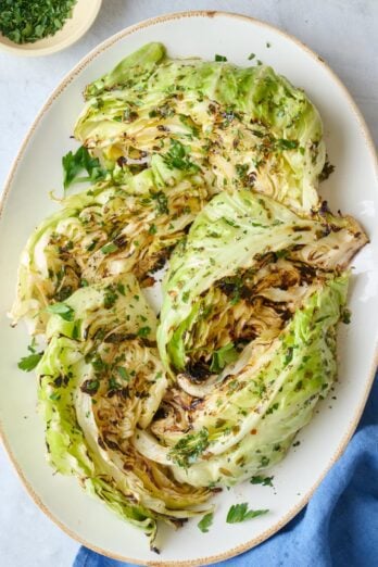 Easy grilled cabbage recipe.