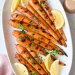 Grilled carrots recipe.