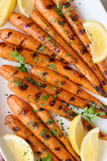 Grilled carrots recipe.