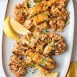 Grilled cauliflower recipe.