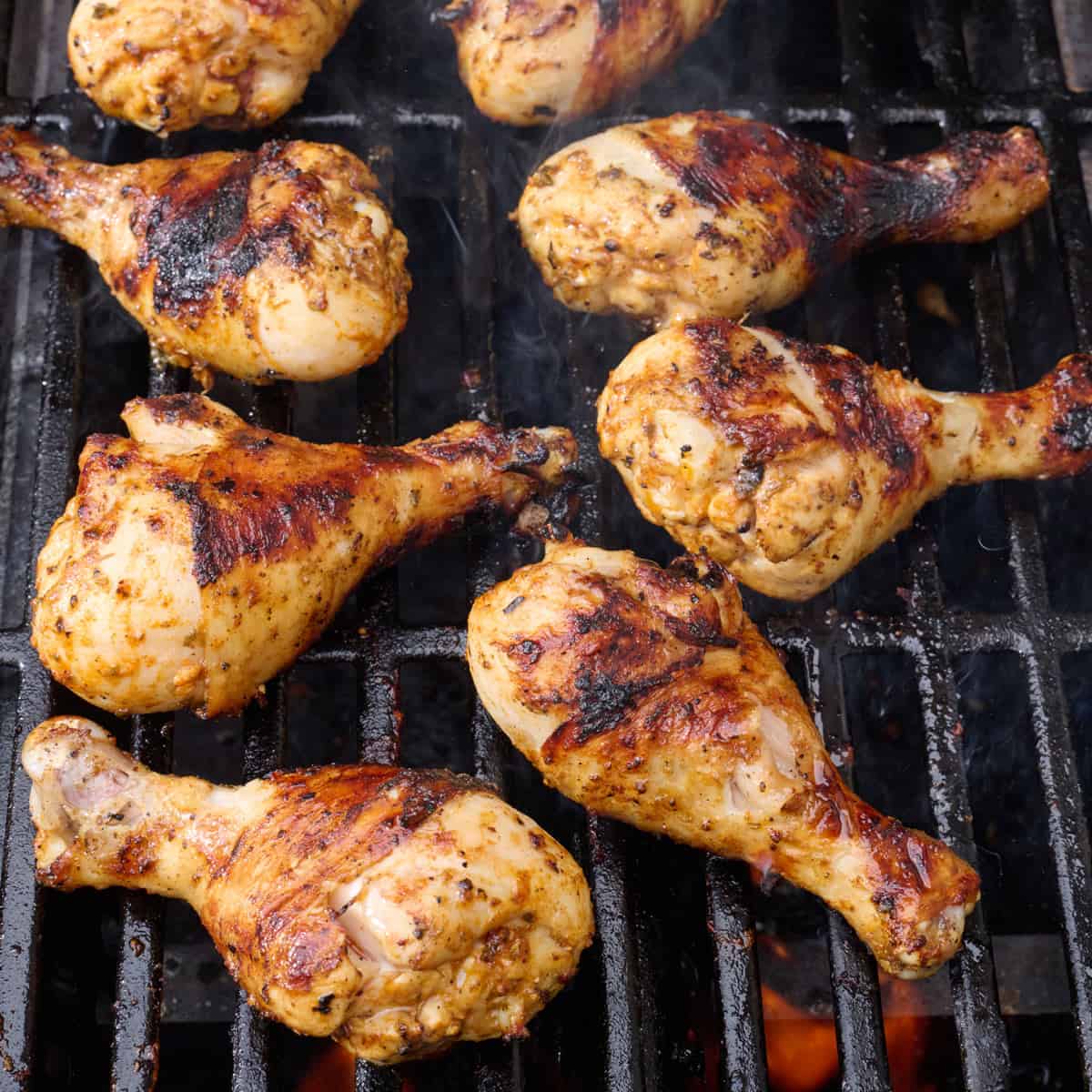 After cooking with a well browned and crisp skin.