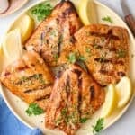 Grilled salmon recipe.