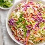 Healthy coleslaw recipe.