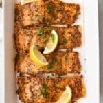 Honey mustard salmon recipe.