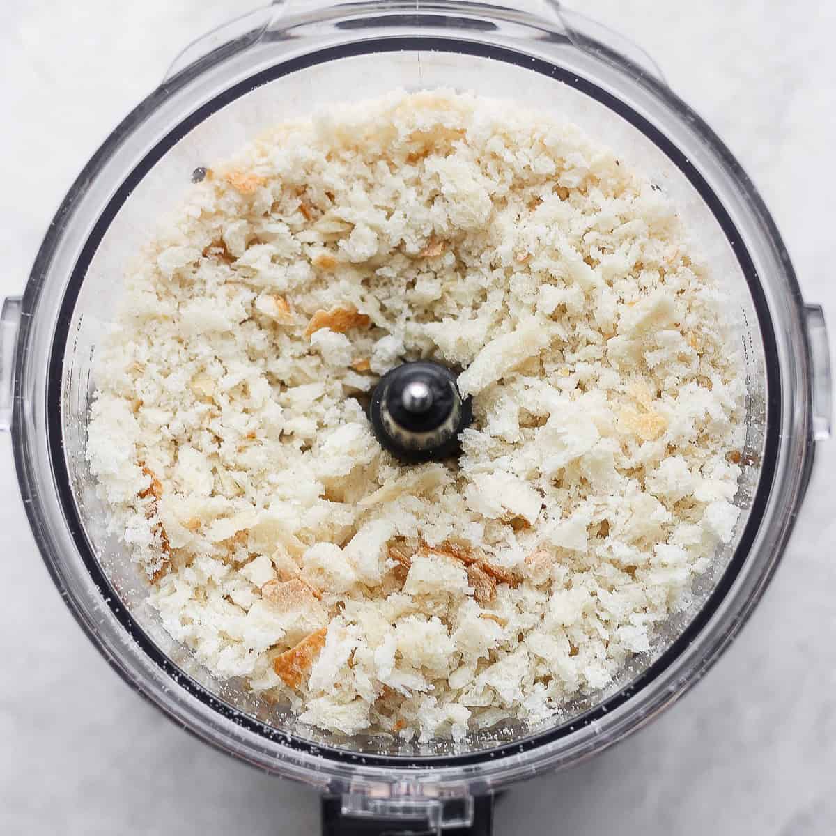 After processing into breadcrumbs.