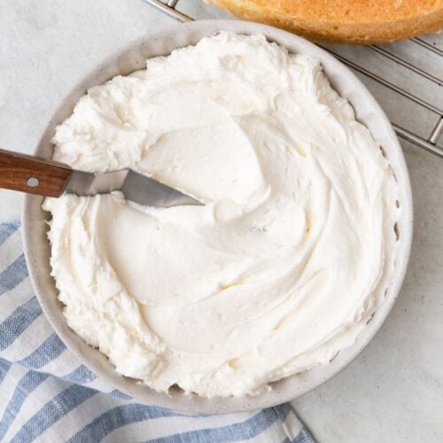 Homemade frosting recipe.