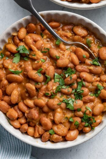 Instant pot baked beans recipe.