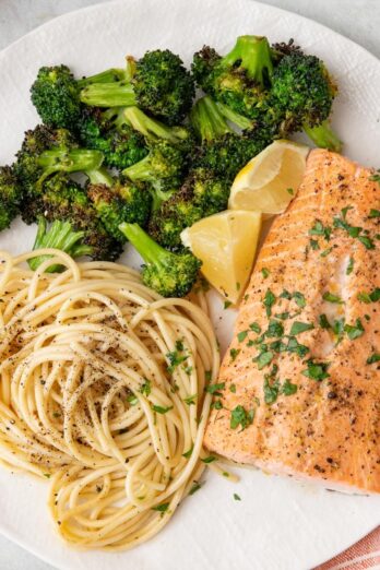 Lemon pepper salmon recipe.