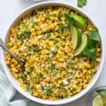 Mexican street corn salad recipe.