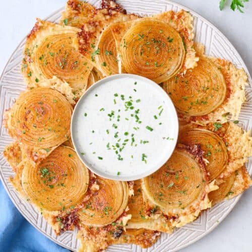 Onion ring chips recipe.