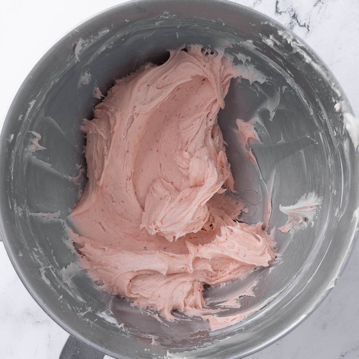 After frosting is smooth and light.