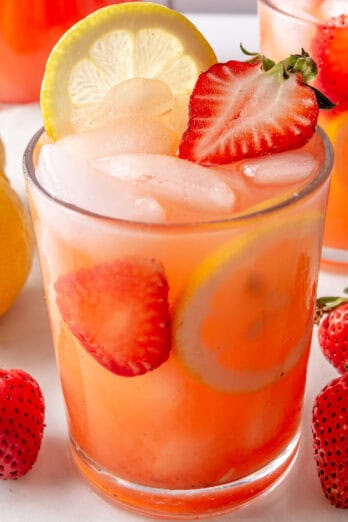 Strawberry lemonade recipe.