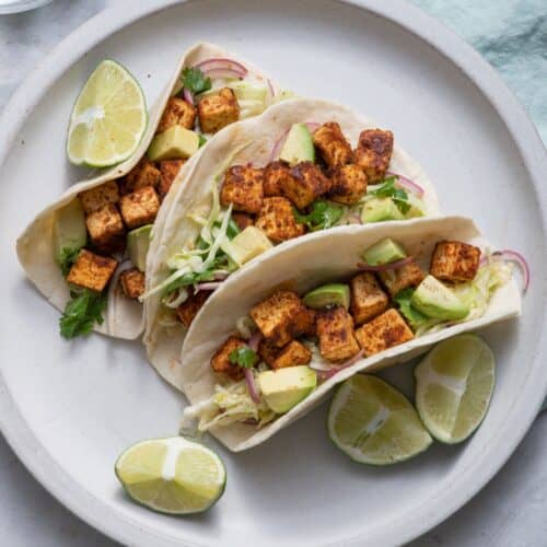 Tofu tacos recipe.