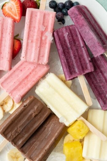Yogurt popsicles recipes.
