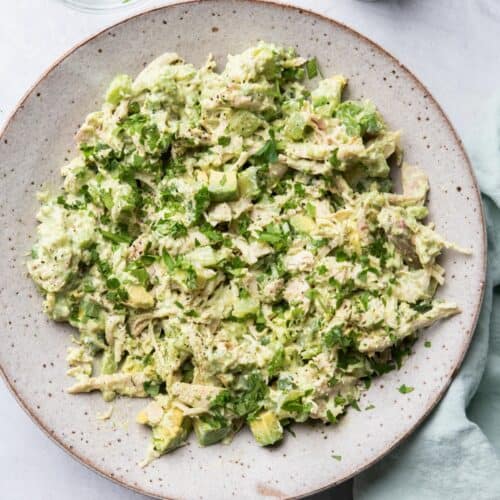 Avocado chicken salad recipe.