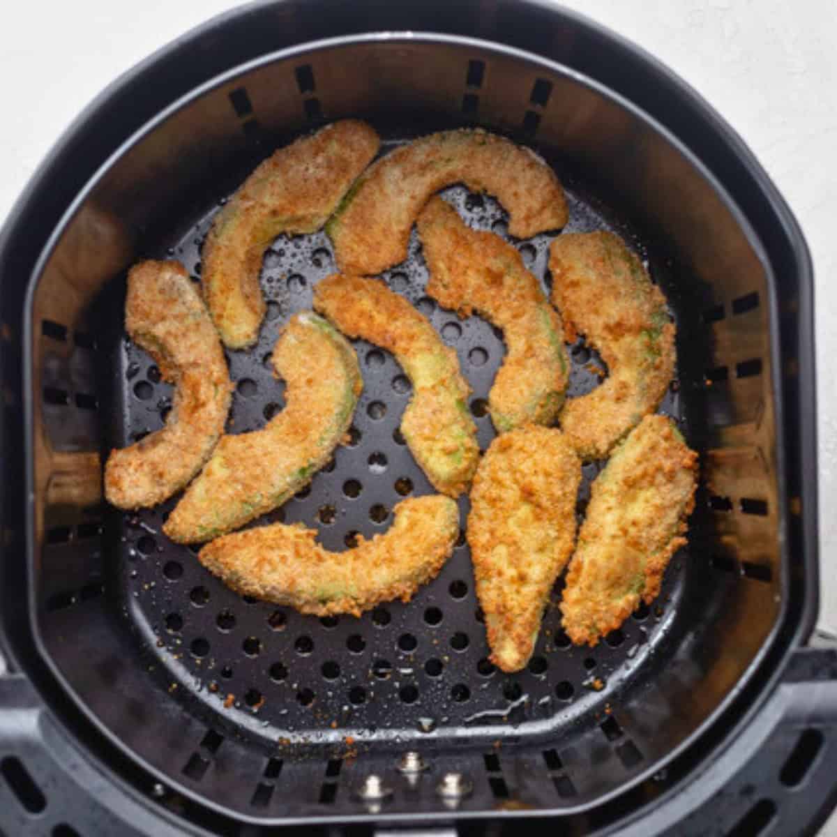 After crisped and air fried.