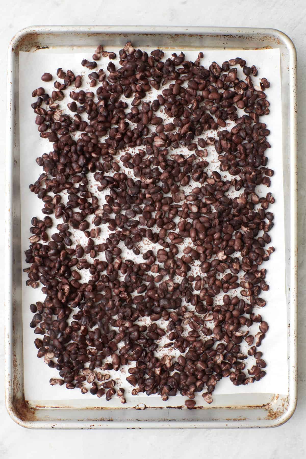 After baking and drying out.