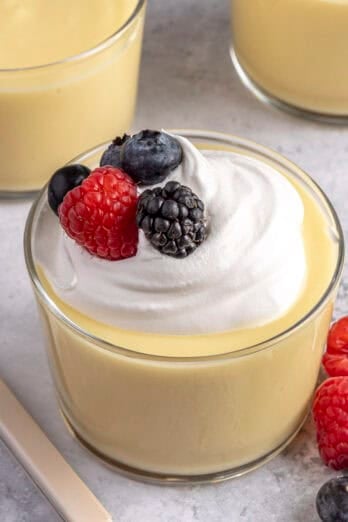 Homemade pudding recipe.