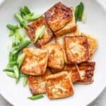 Baked tofu recipe.