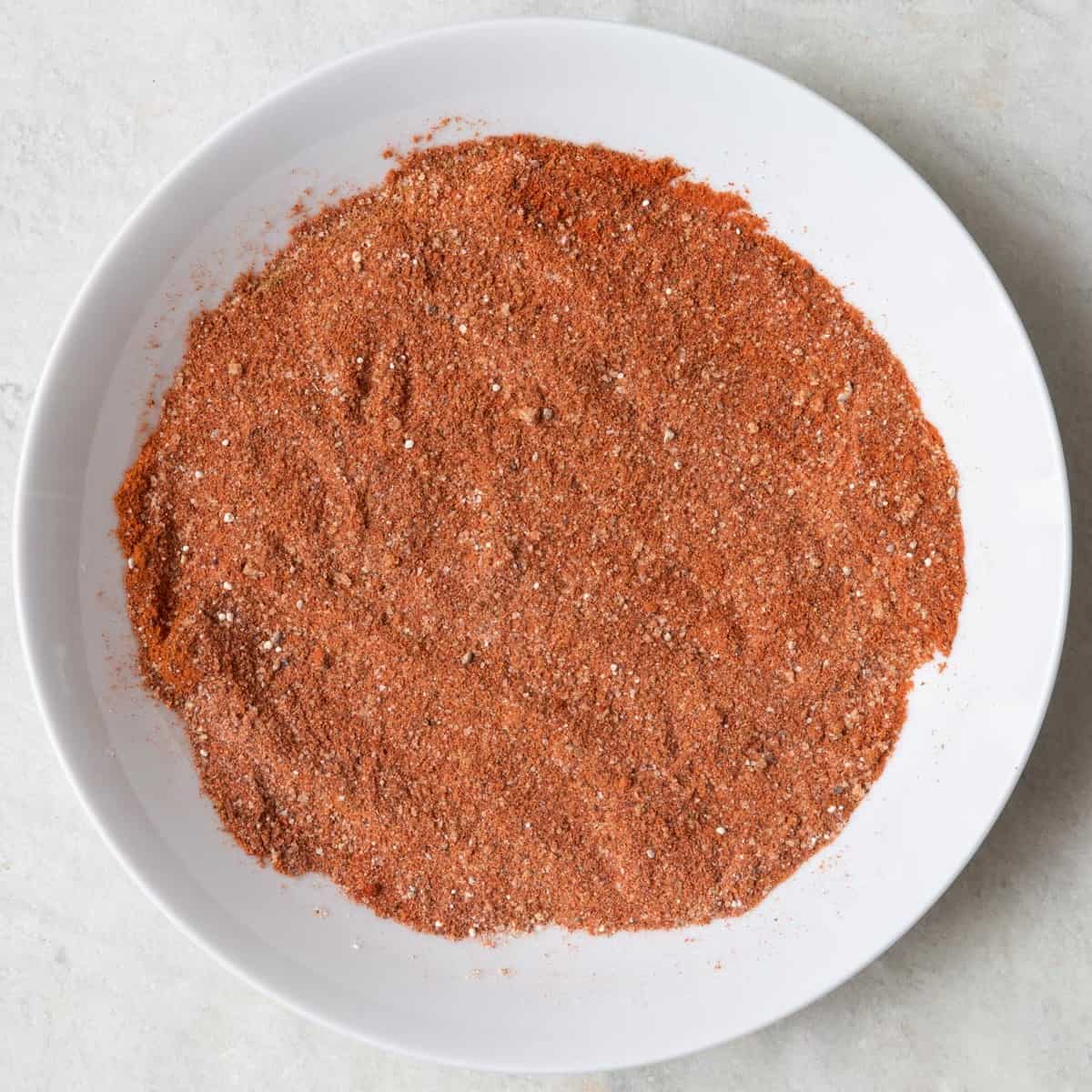 After mixing seasonings.