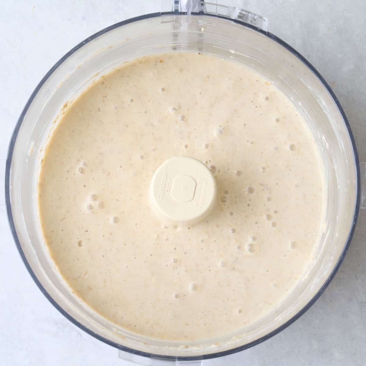 Batter after blending smooth.