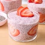 Strawberry chia pudding recipe.