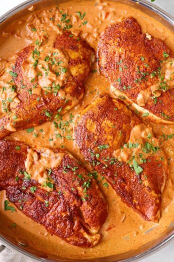 Creamy Cajun chicken recipe.