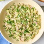Avocado tuna salad recipe.