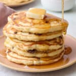 Chocolate chip pancake recipe.