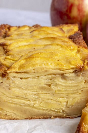 Invisible apple cake recipe.