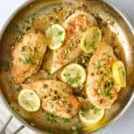 Easy lemon chicken piccata recipe.
