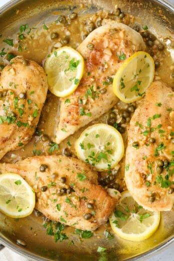 Easy lemon chicken piccata recipe.