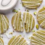 Pistachio cookies recipe.
