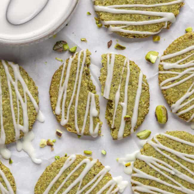 Pistachio cookies recipe.