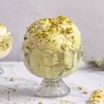 Homemade pistachio ice cream recipe.