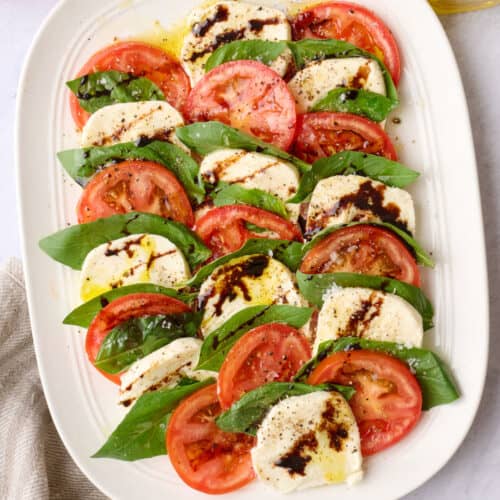 Caprese salad recipe.