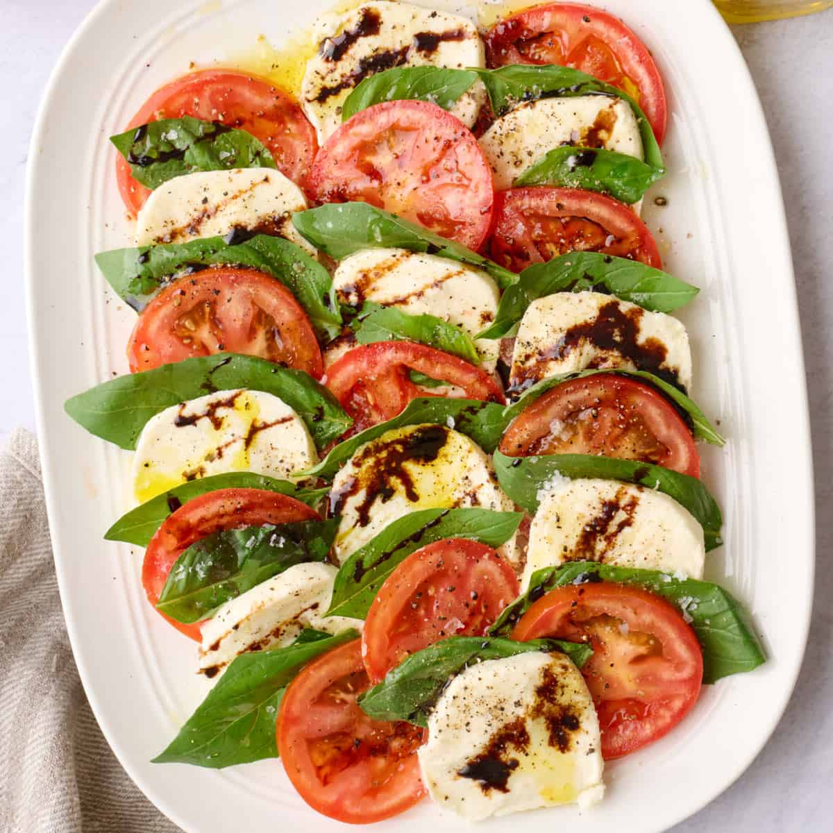 Caprese salad recipe.