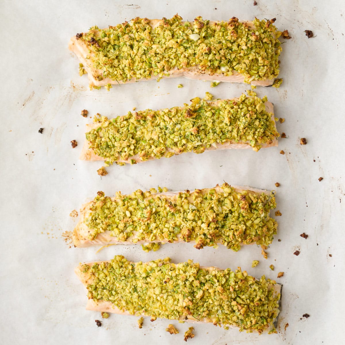 Fish after baking.