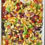Sheet pan gnocchi recipe.